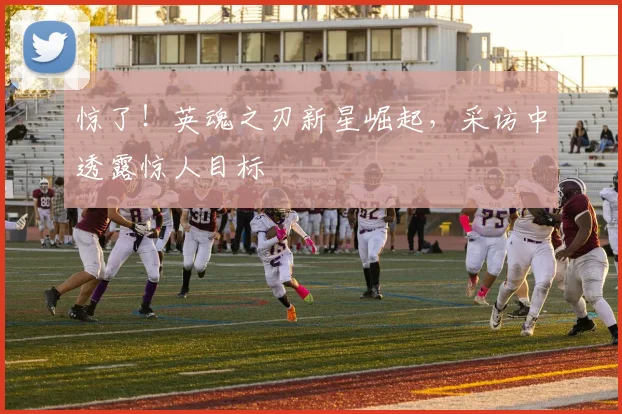 惊了！英魂之刃新星崛起，采访中透露惊人目标