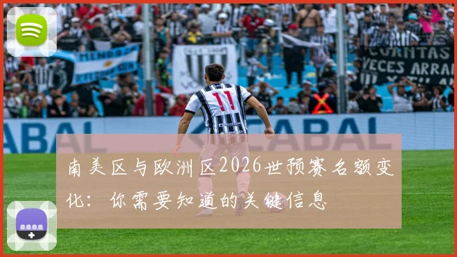 南美区与欧洲区2026世预赛名额变化：你需要知道的关键信息